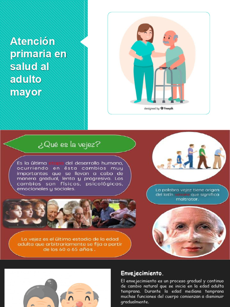 Atención primaria en el envejecimiento | PDF | Vejez | Envejecimiento
