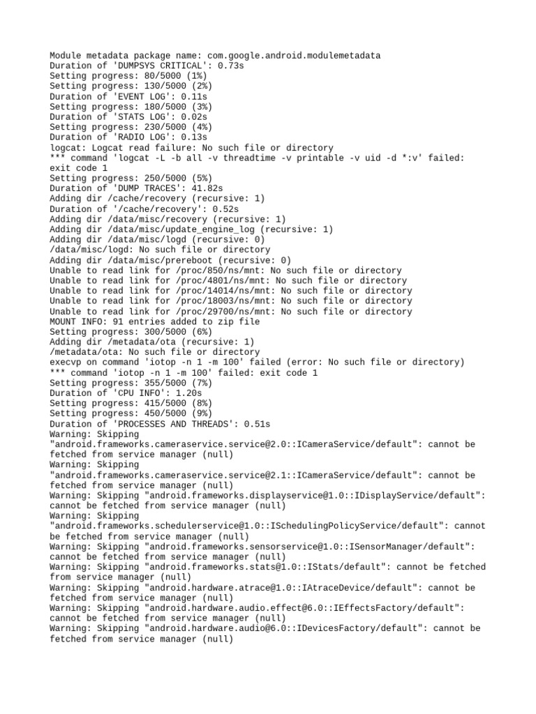 Bugreport RMX1992 RKQ1.201112.002 2023 10 09 19 25 11 Dumpstate - Log ...