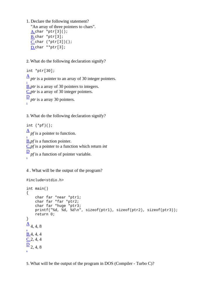 Sandeep | PDF | Pointer (Computer Programming) | Computer Science