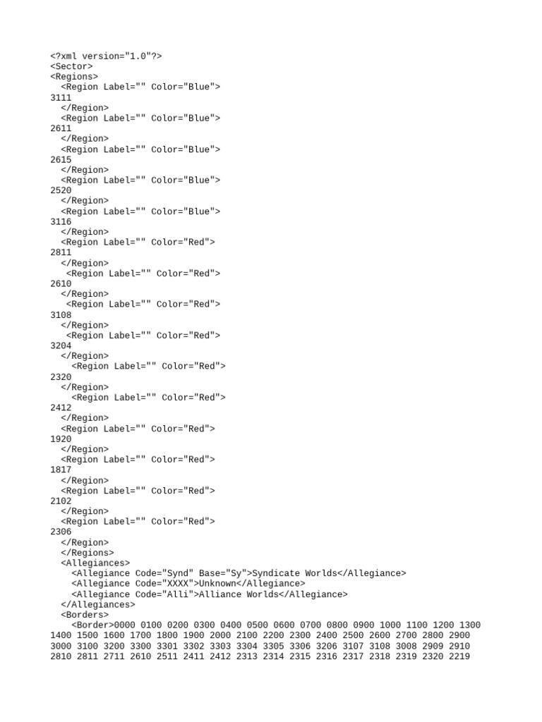 BASector 001 XML | PDF