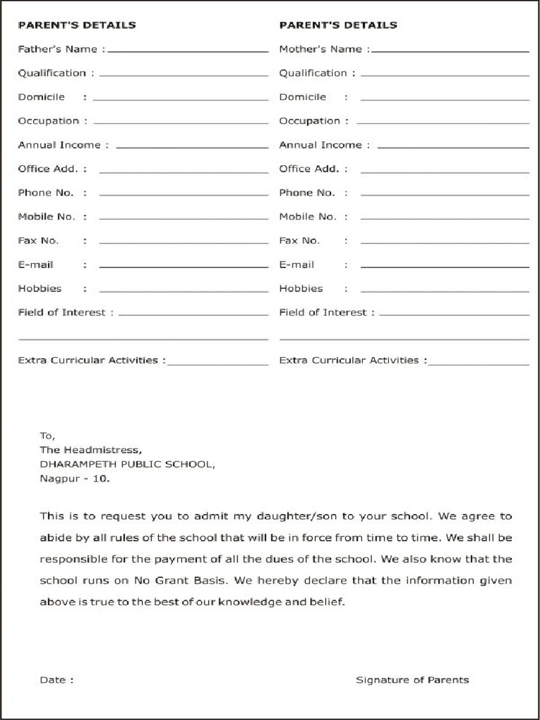 Form 1 | PDF
