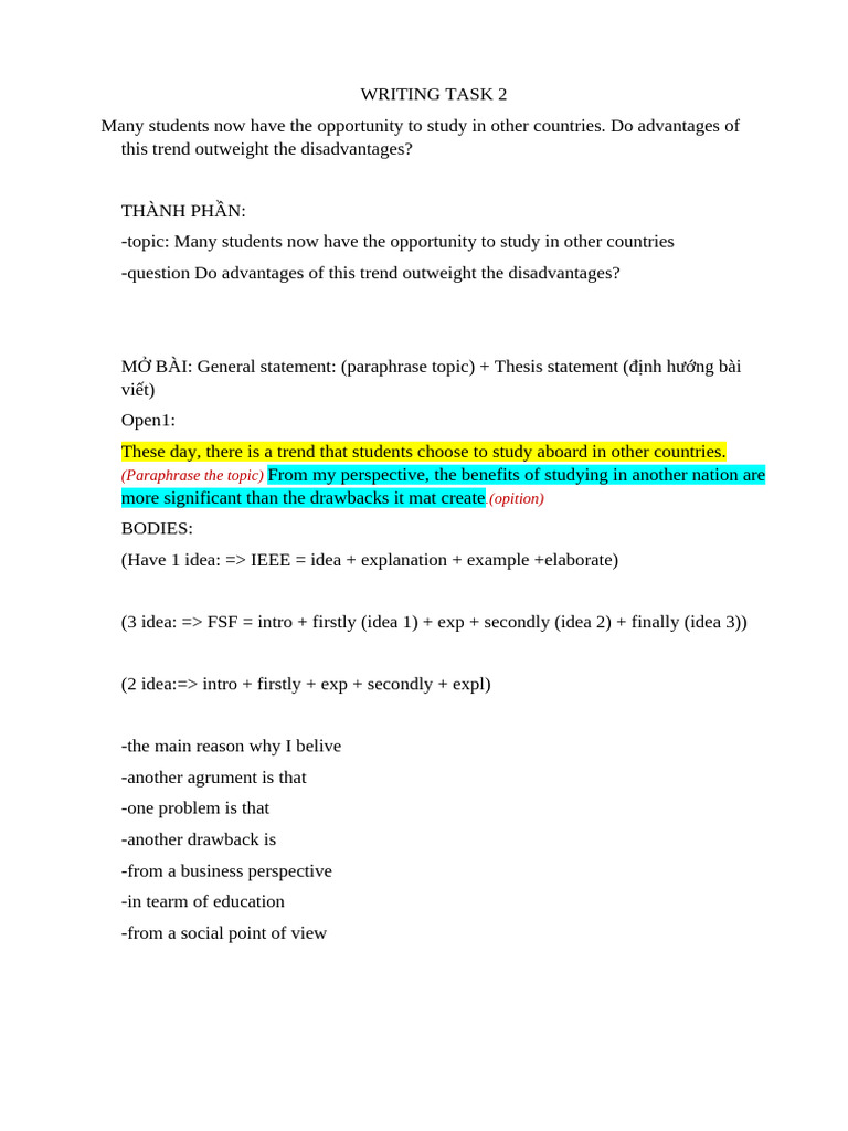Writing Task 2 | PDF