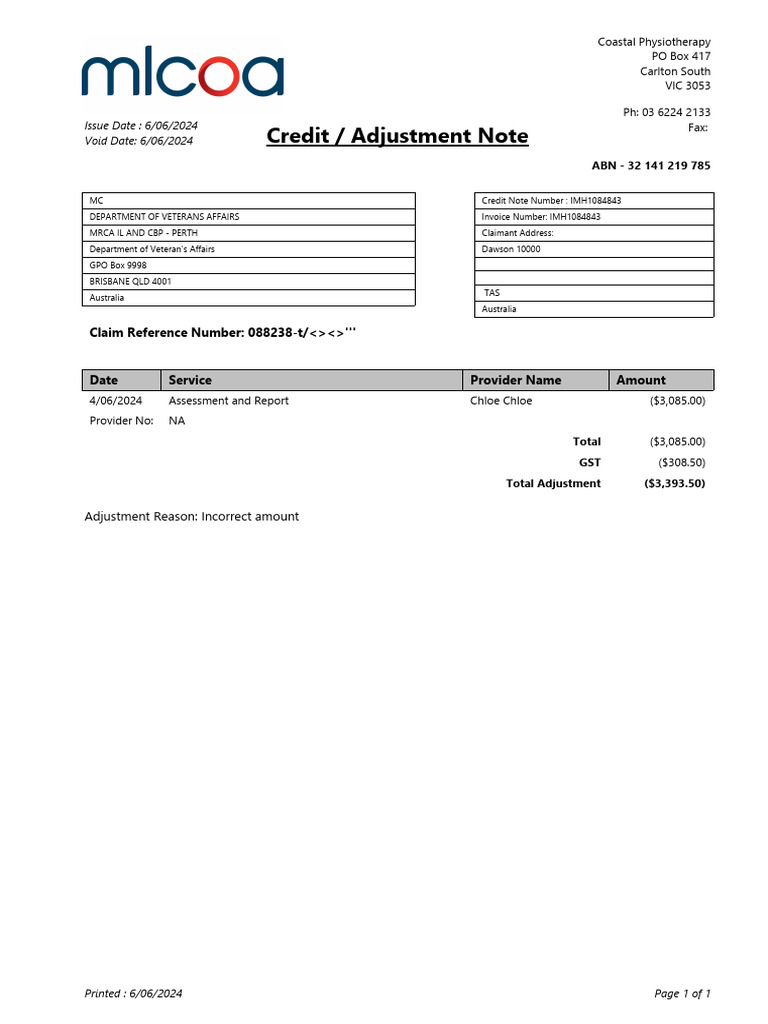 CreditNote 10000 CMH1084843 884543 | PDF