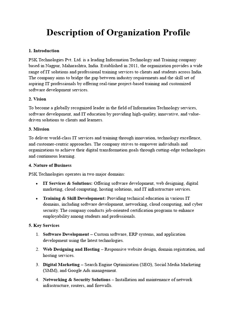 PSK Technologies: IT Solutions & Training | PDF | Cloud Computing ...