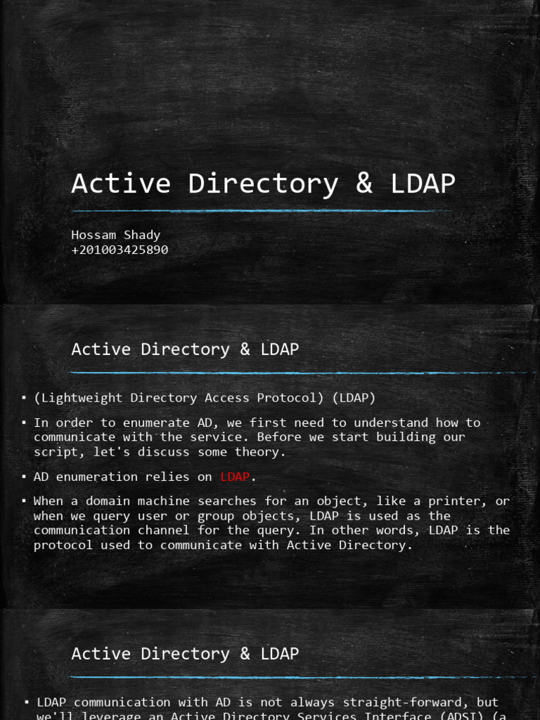 Active+Directory+&+LDAP+ (19 2) | PDF | Active Directory | Computing