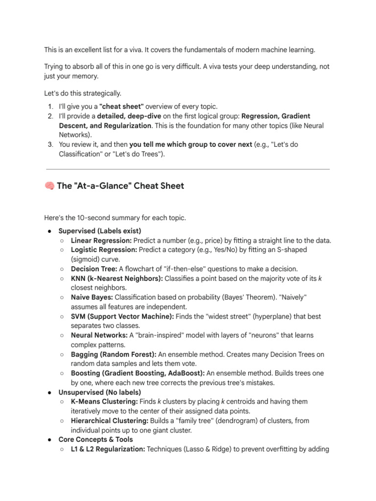 Listen I Have Viva of Machine Learning These Are... | PDF | Errors And ...