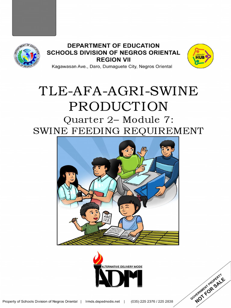 Swine Feeding Requirements Module | PDF | Milk | Pig