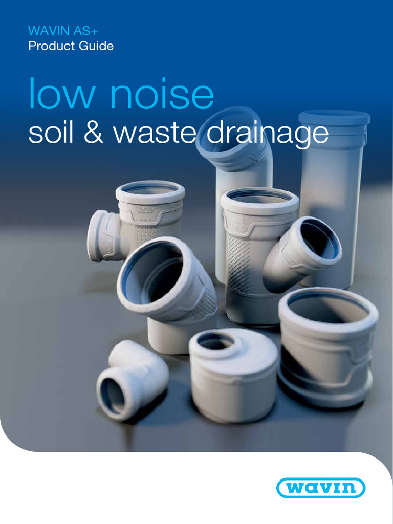Wavin AS+ Low Noise Pipe Solutions | PDF | Pipe (Fluid Conveyance ...