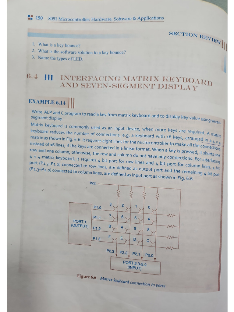 LED Interface With 8051 | PDF