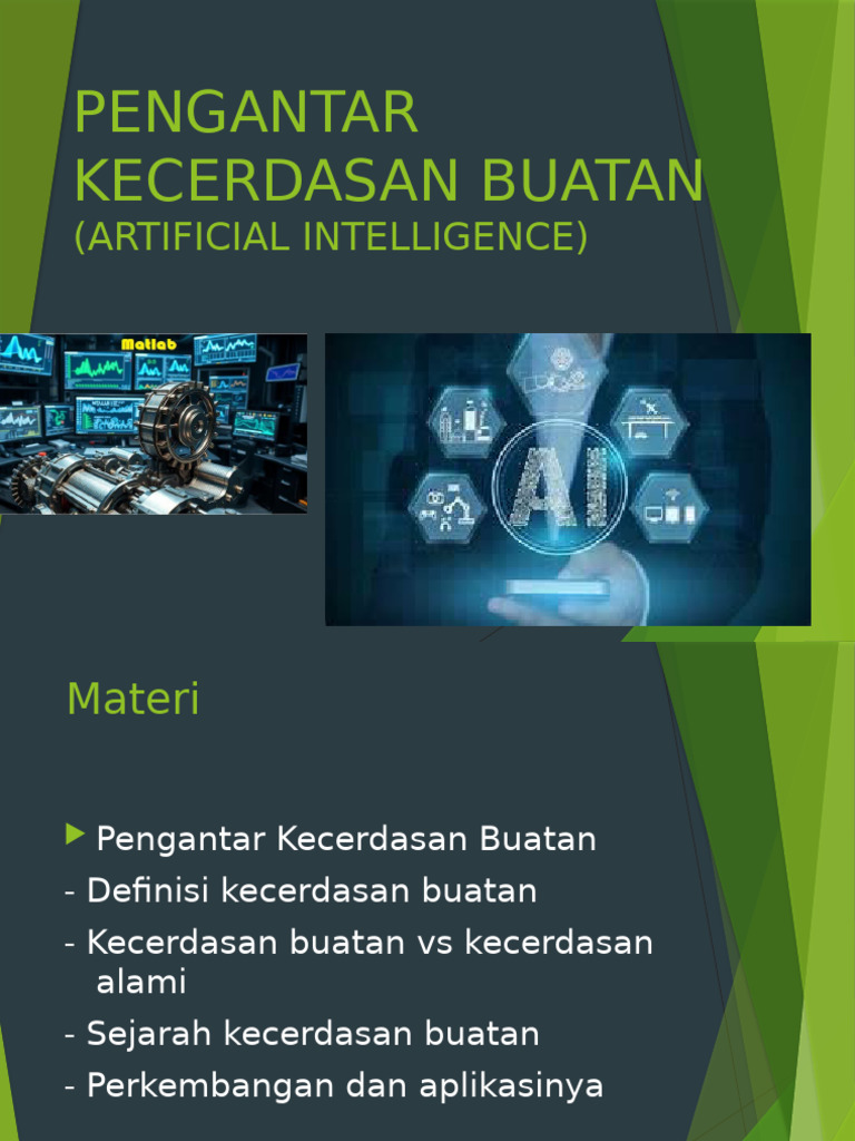 Pengantar Kecerdasan Buatan AI | PDF