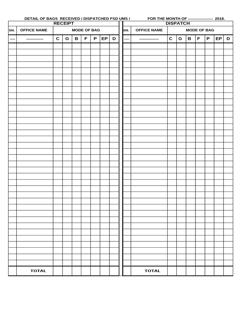 Receipt Dispatch | PDF