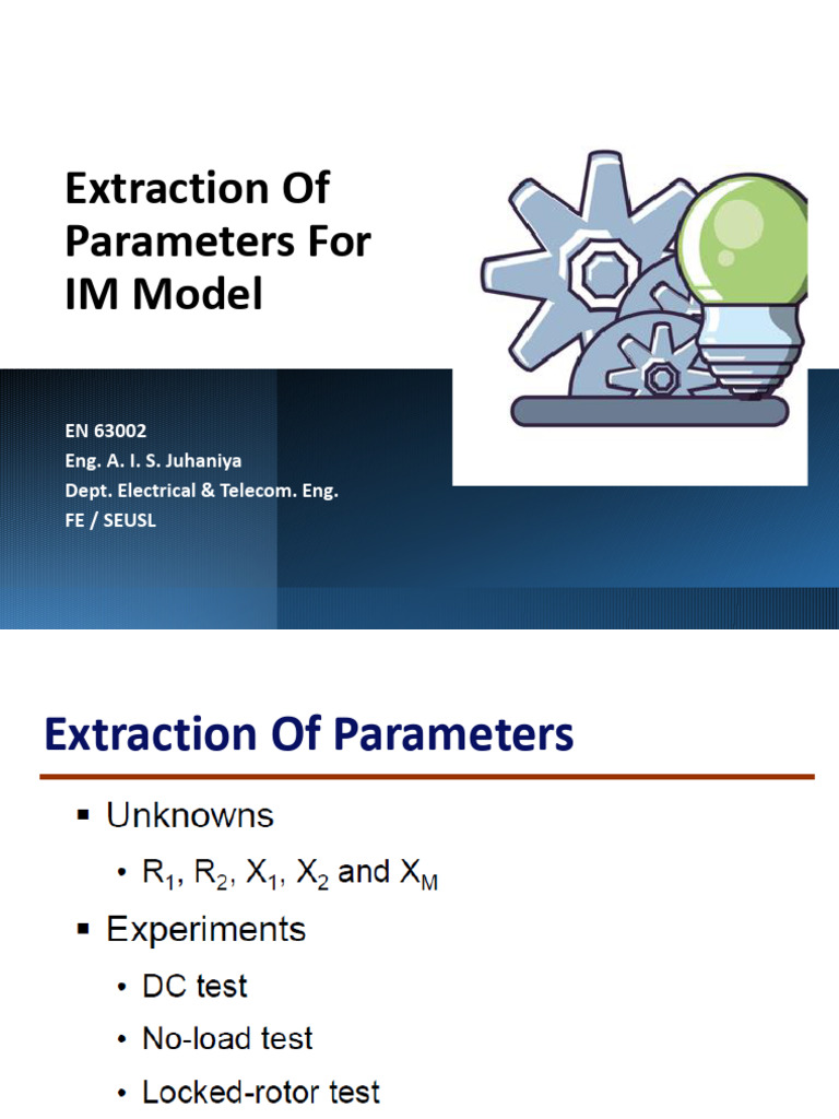 1.3. Parameter Extraction | PDF