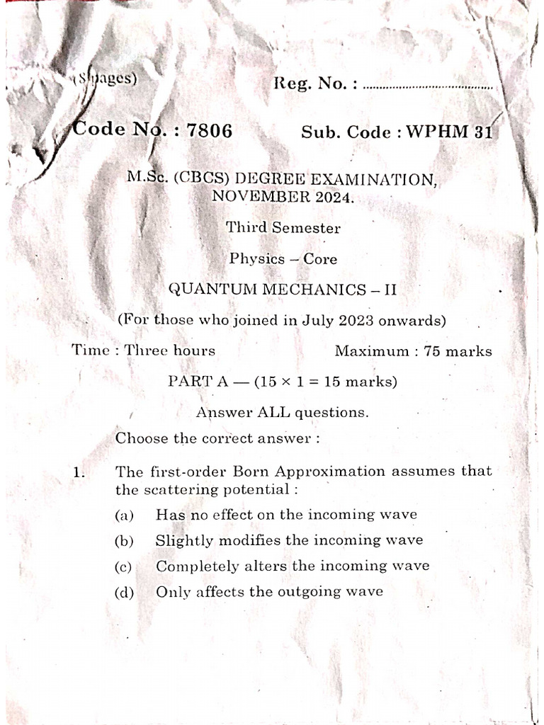 QM Ii | PDF