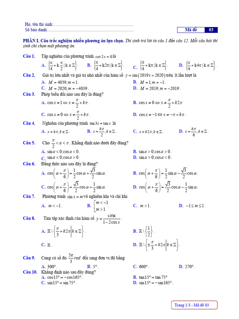 Ma de 03 - Hs | PDF