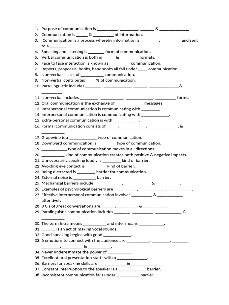 Understanding Communication Types and Barriers | PDF | Communication ...