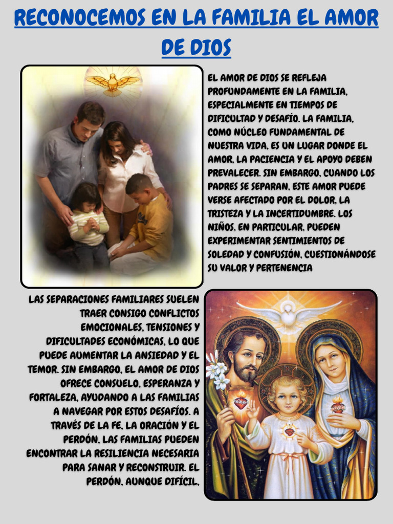 El Amor de Dios Se Refleja Profundamente en La Familia, Especialmente ...