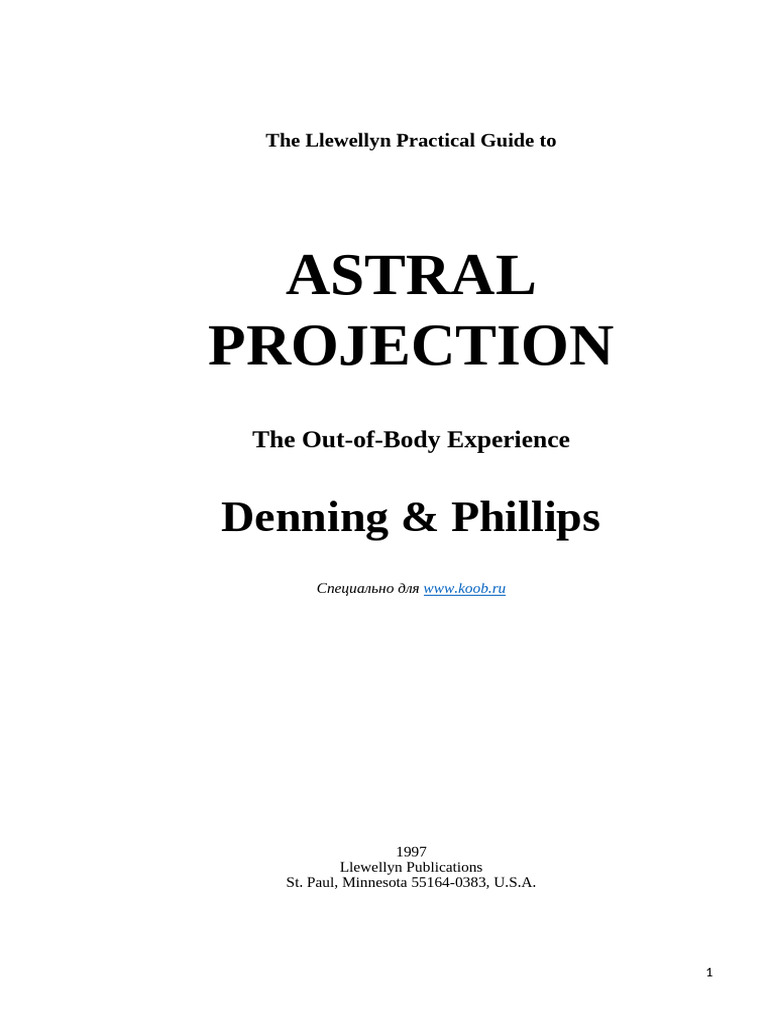 Astral Projection of The Body | PDF