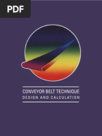 Conveyor Belt Technique: Design and Calculation