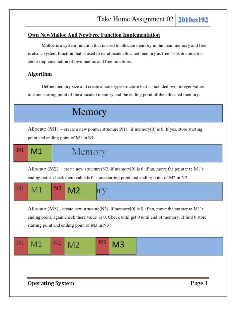 Custom Malloc and Free Implementation | PDF | Pointer (Computer ...