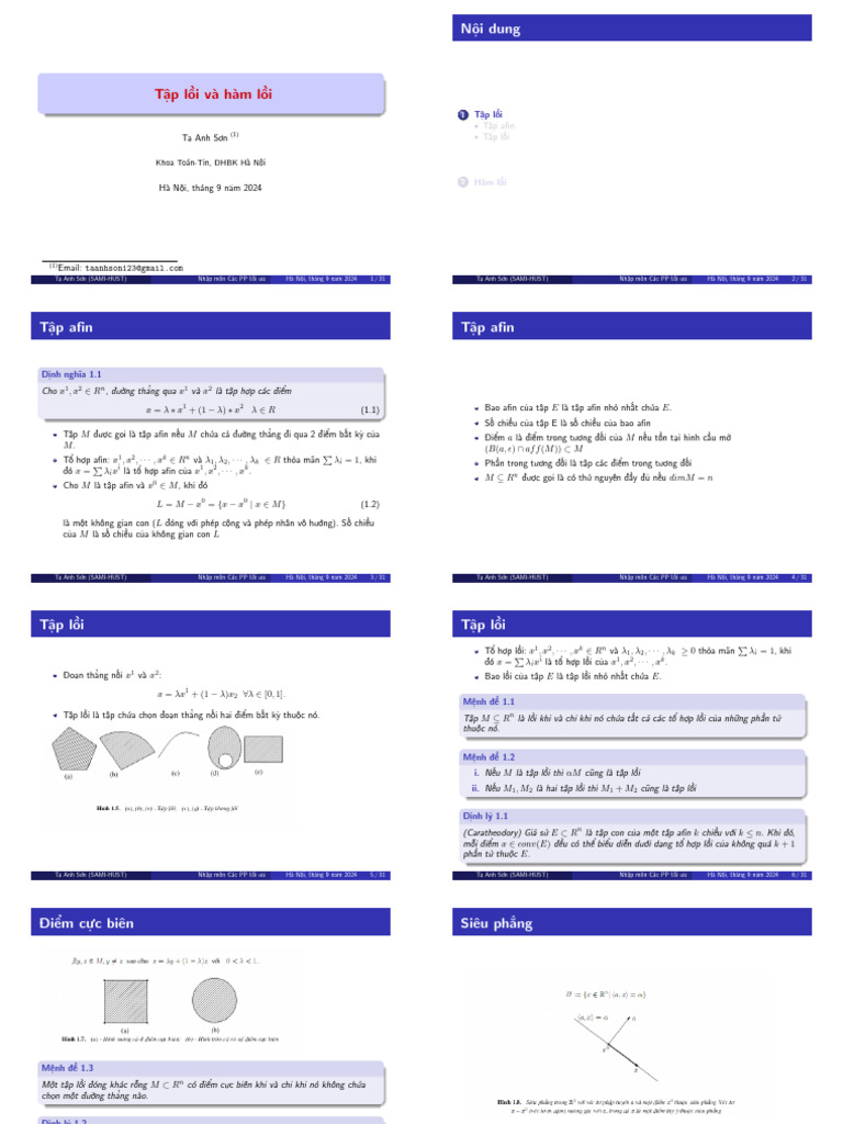 Chuong 1 Va 2 Tap Loi Va Ham Loi - Print | PDF