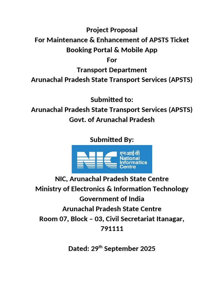 Maintenance & Enhancement of APSTS Booking Software | PDF | Mobile App ...