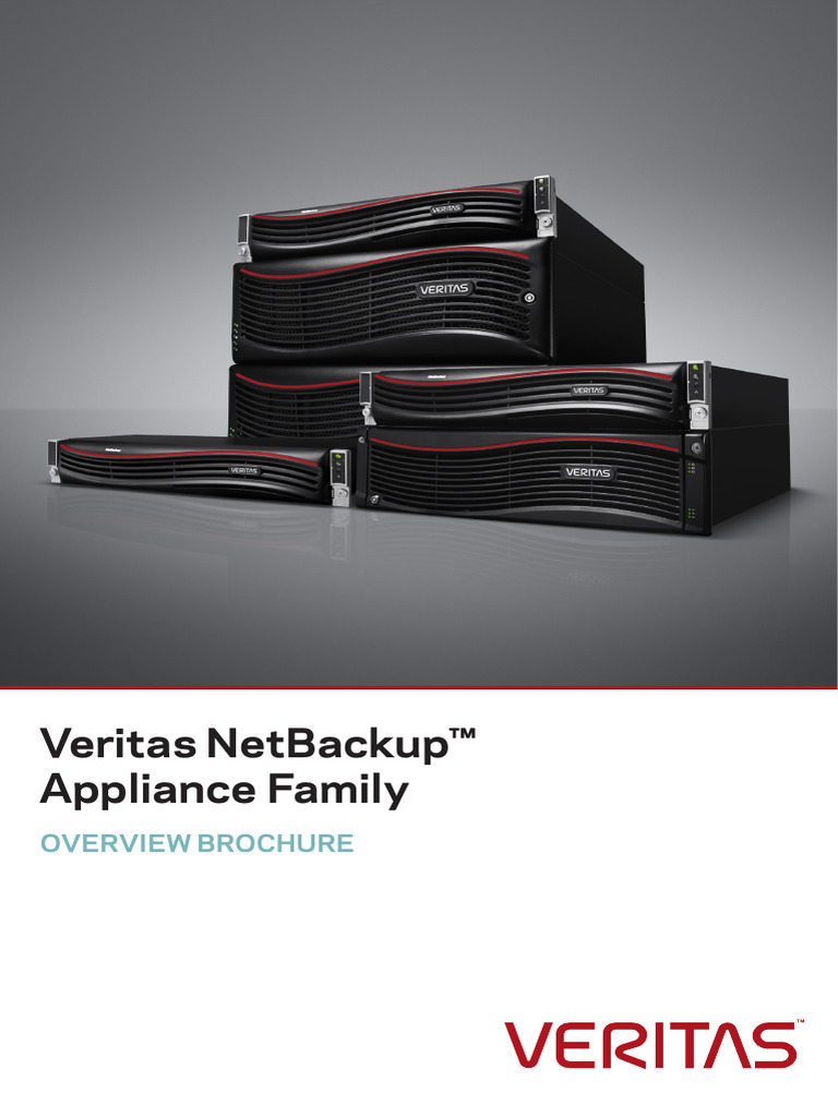 Veritas Netbackup Appliance Family Brochure en | PDF | Backup | Data Center