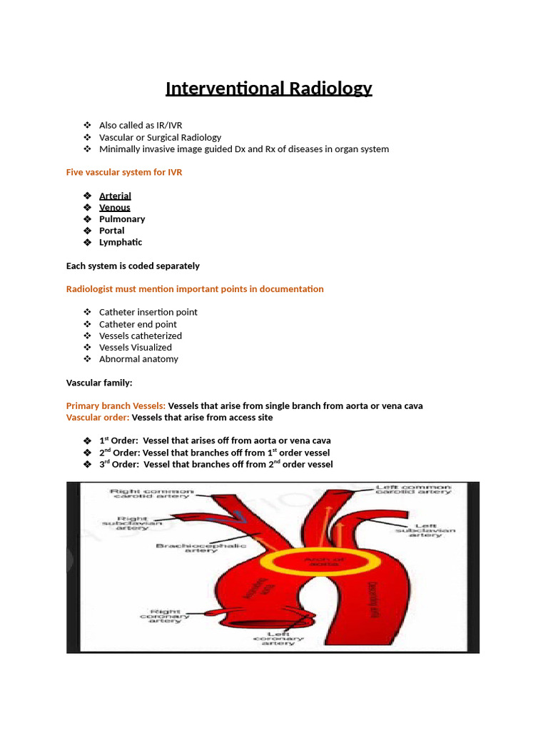Interventional Radiology Overview | PDF