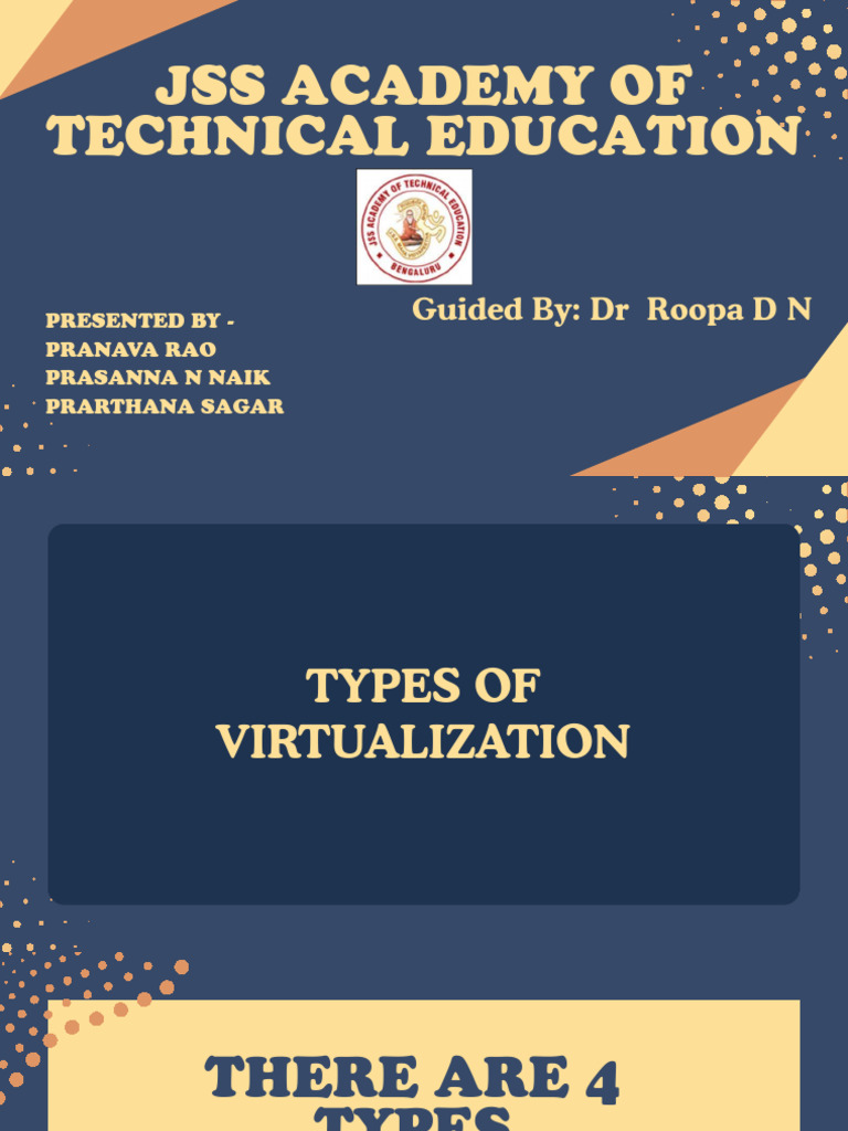 Types of Virtualization | PDF | Virtualization | Computer Data Storage