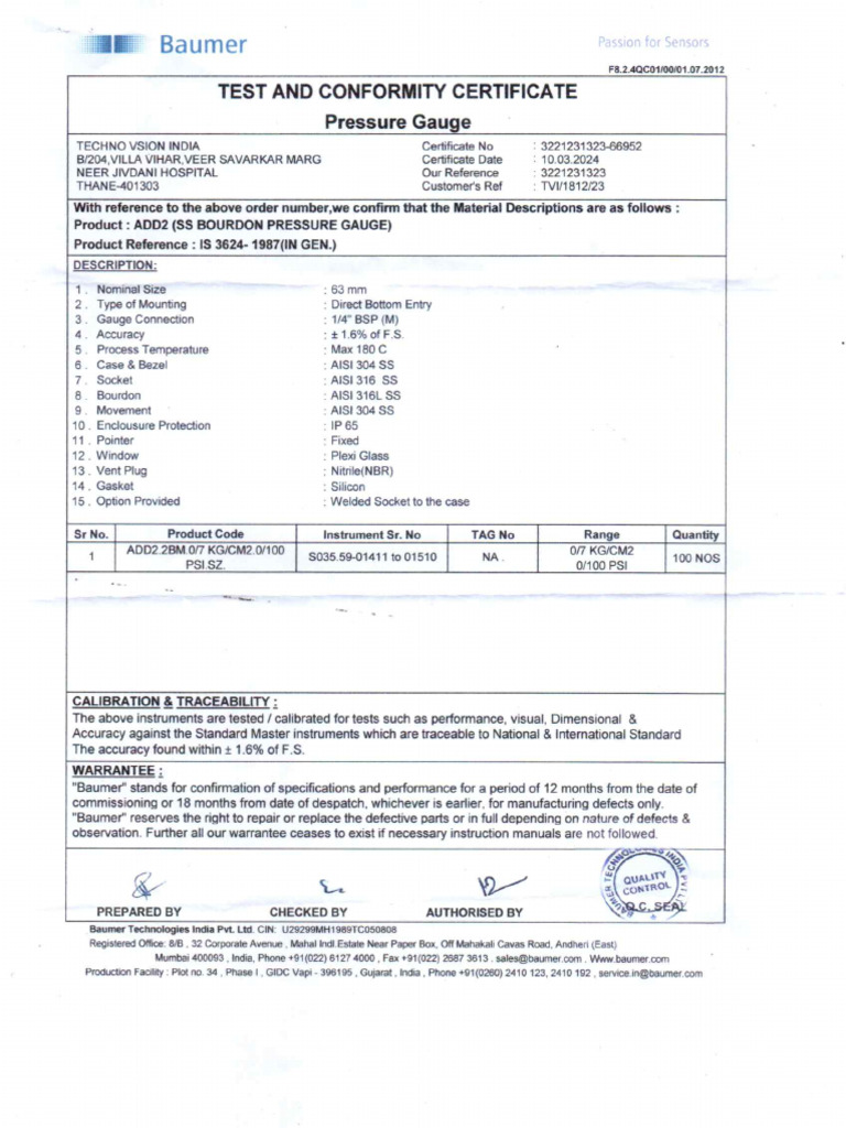 Baumer | PDF