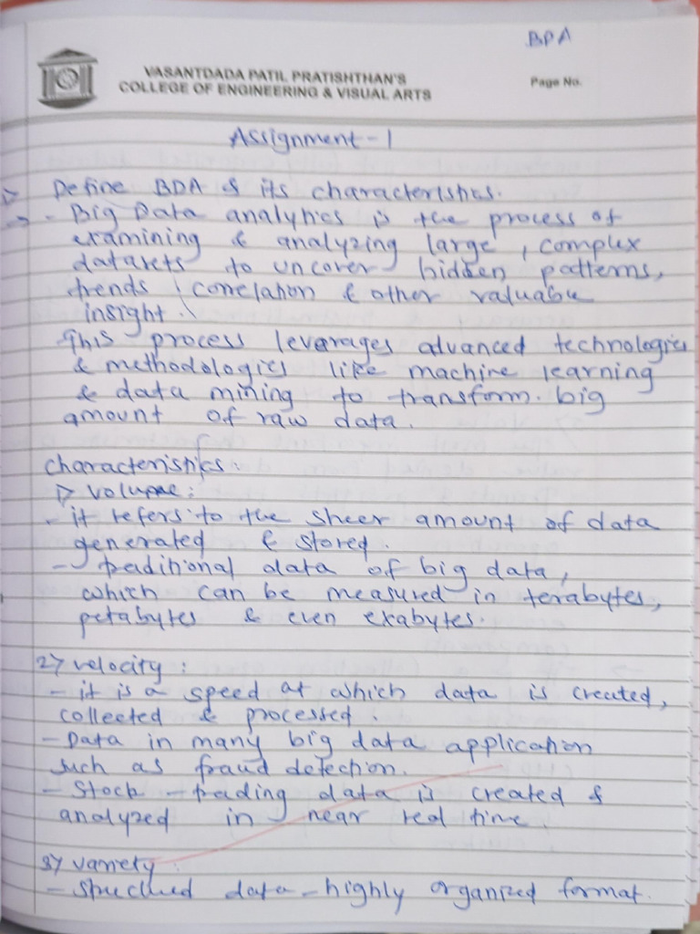 Bda Assignment 1 Pdf