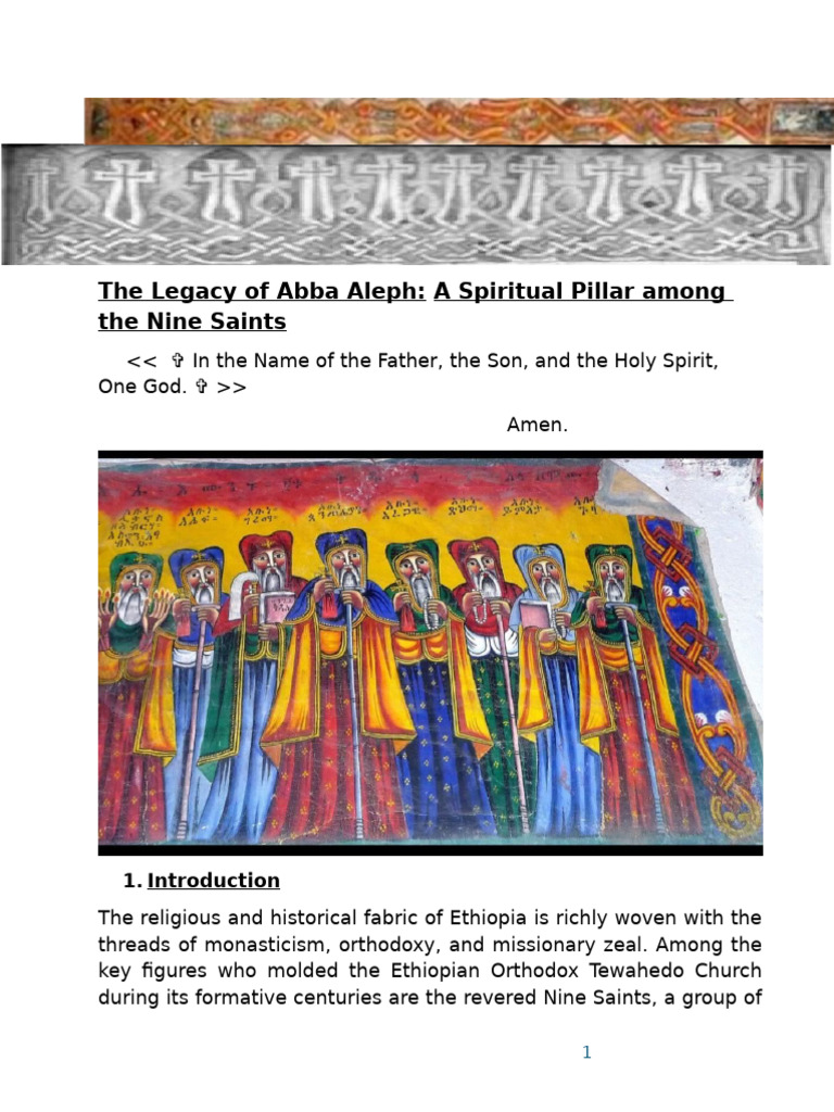 The Legacy of Abba Aleph 123333 | PDF | Saint | Eastern Orthodox Church