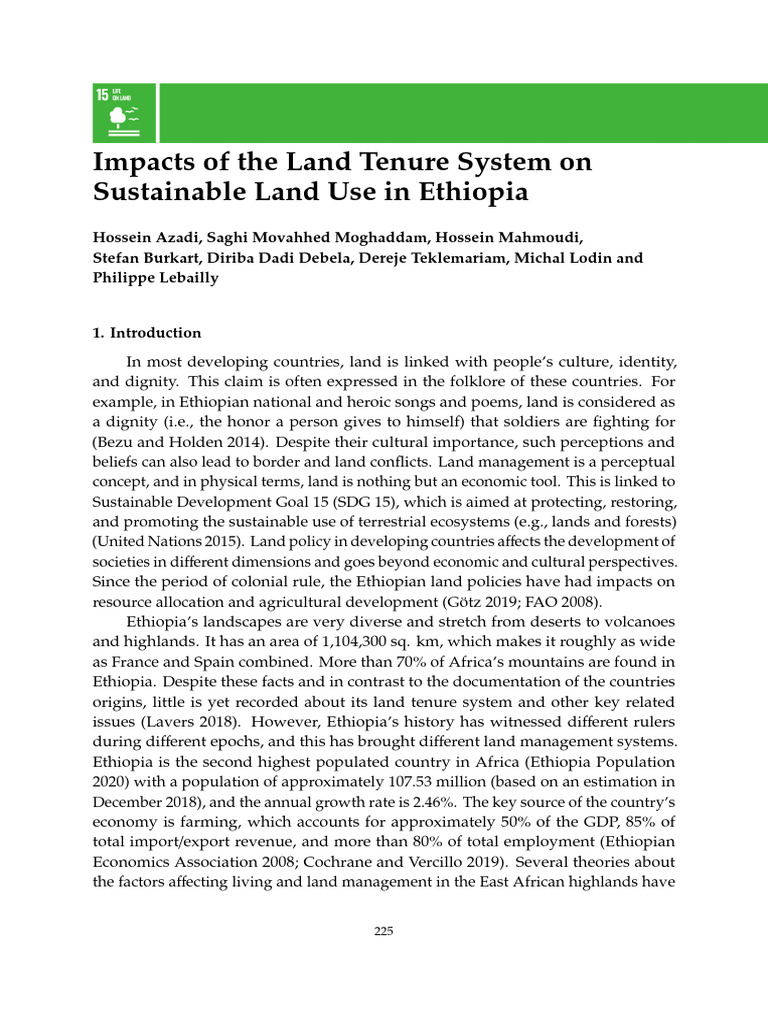 AZADI-et-Al Impacts of The Land Tenure System On Sustainable Land Use ...
