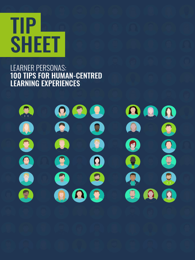 100 Tips for Creating Learner Personas | PDF | Learning | Motivation