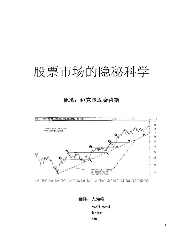 1 (重要资料非常厉害) 股票市场的隐秘科学迈克尔.S.金肯斯| PDF