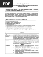 Posh Committee Formation Guidelines | PDF