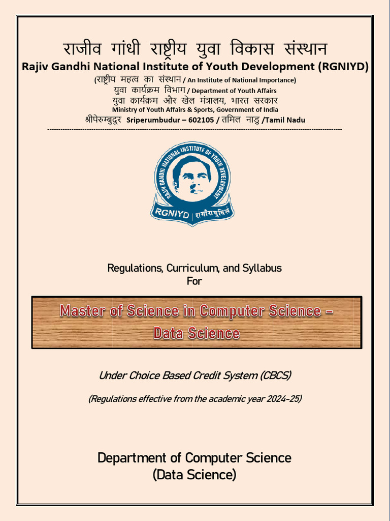 CS - Data Science - Syllabus and Curriculum 2024 - FINAL-07.08.2024 ...
