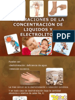 Alteraciones de La Concentración de Liquidos y Electrolitos