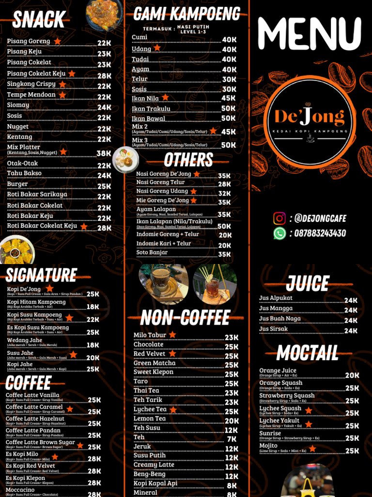 Menu Baru | PDF | Cuisine | Non Alcoholic Drinks