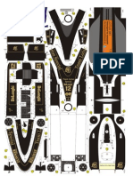 Lotus 98t (1986) Lotus Team - Ayrton Senna (Spinler) Stampa Paper Craft