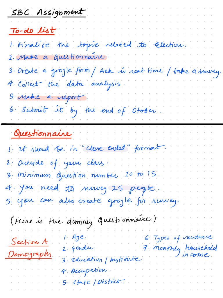 SBC Assignment | PDF