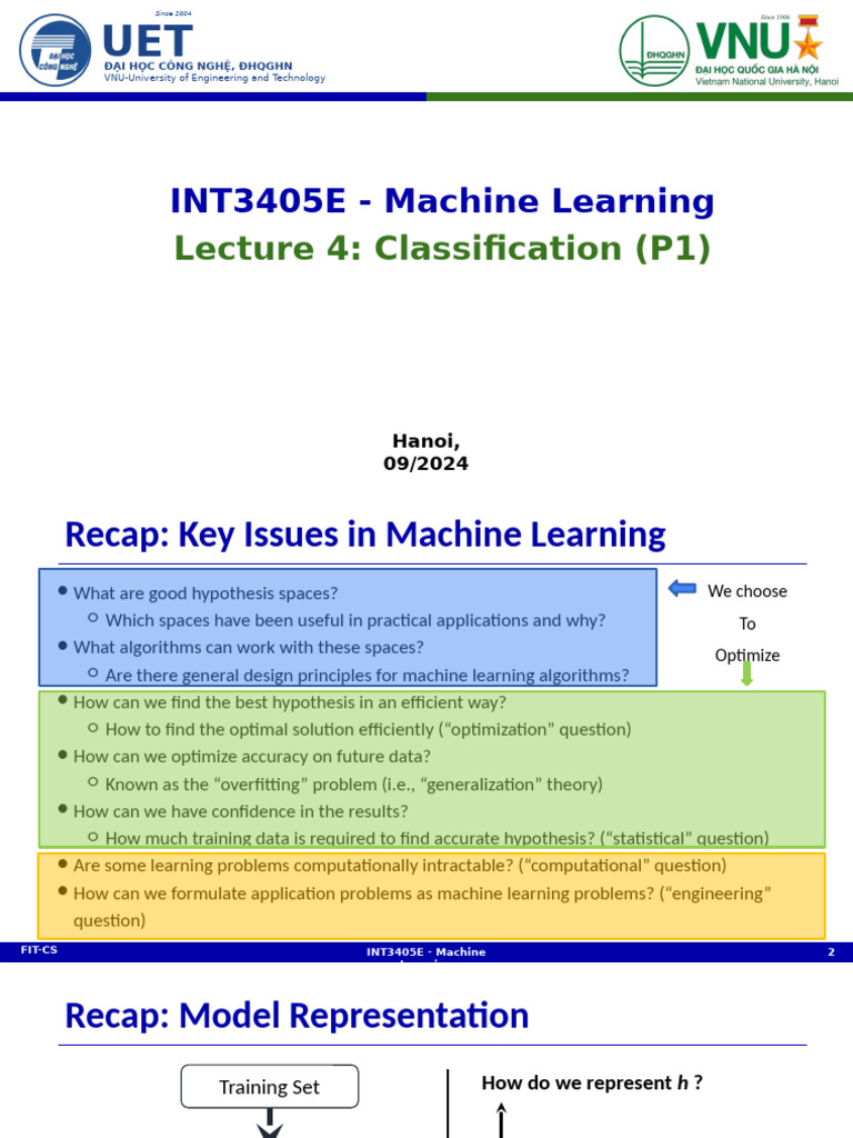 Machine Learning Classification Overview | PDF | Statistical ...
