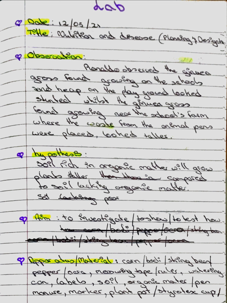 Notes On Bio Lab | PDF