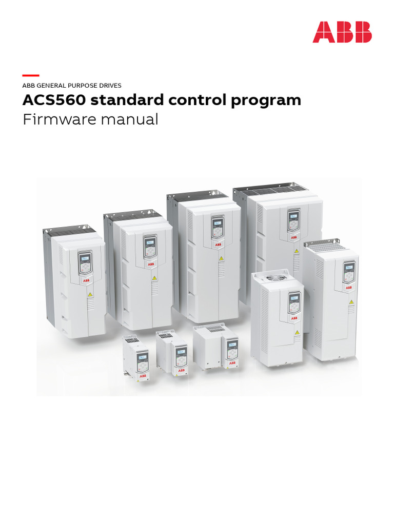 ABB ACS560 Drive Firmware Manual | PDF | Direct Current | Programmable ...