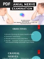 Cranial Nerve Exam OSCE Checklist | PDF | Human Anatomy | Nervous System