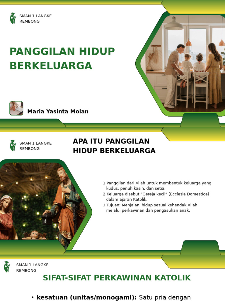Panggilan Hidup Berkeluarga | PDF