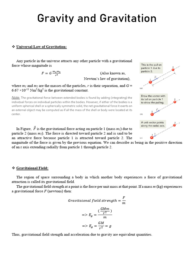 Understanding Gravity and Its Laws | PDF | Force | Orbit