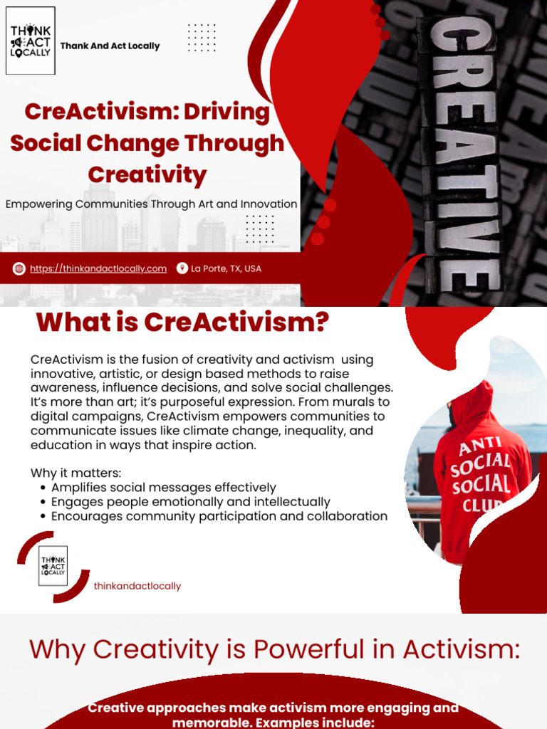 CreActivism: Driving Social Change Through Creativity PDF | PDF ...