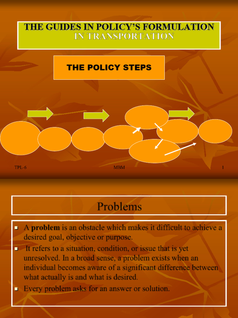 Tpol-7-Details Formulation of Policy | PDF | Questionnaire | Policy