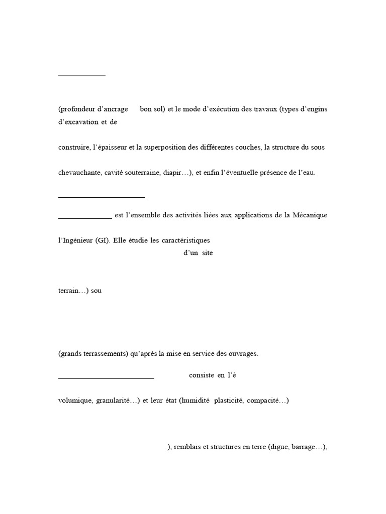 Caractéristiques et classification des sols | PDF | Mécanique des sols ...
