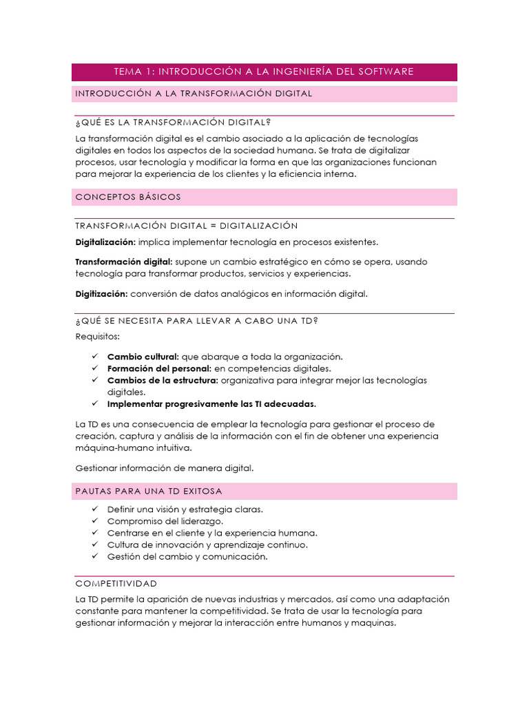 Claves para la Transformación Digital Empresarial | PDF | Aplicación ...